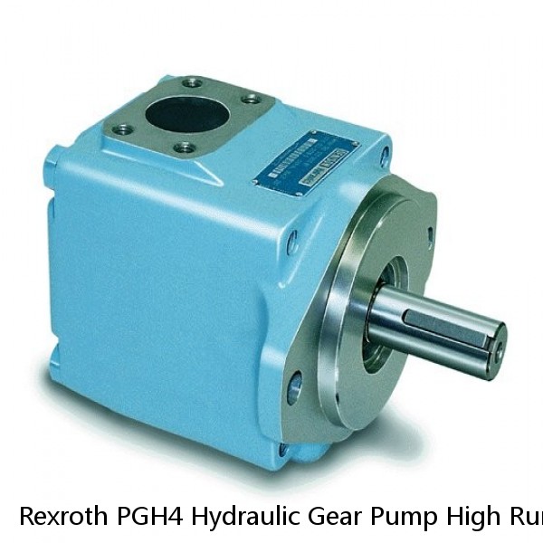 Rexroth PGH4 Hydraulic Gear Pump High Running Wear Resistance For Plastic